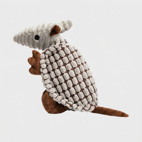 Hollypet Armadillo Plush Squeaky Dog Toy (8 in)