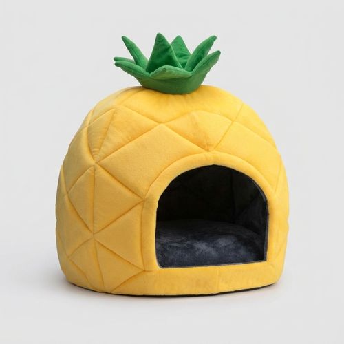 Hollypet Pineapple Cave Cat Bed (15×15×14 in)