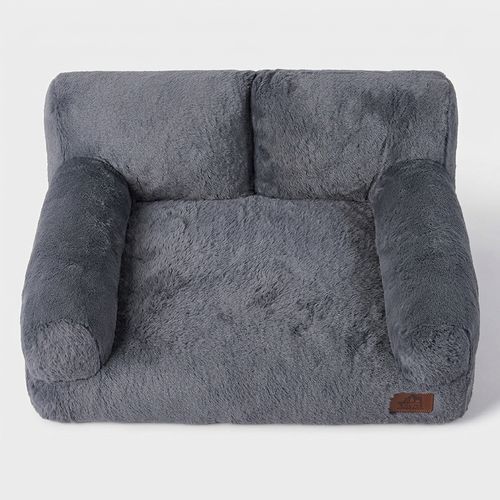 Hollypet Fluffy Plush Dog and Cat Couch Bed